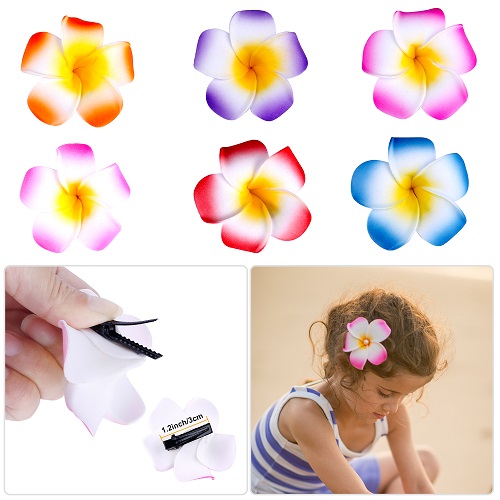 GINMIC 56Pcs Tropical  Hawaiian Leis, Luau Party Favors Supplies