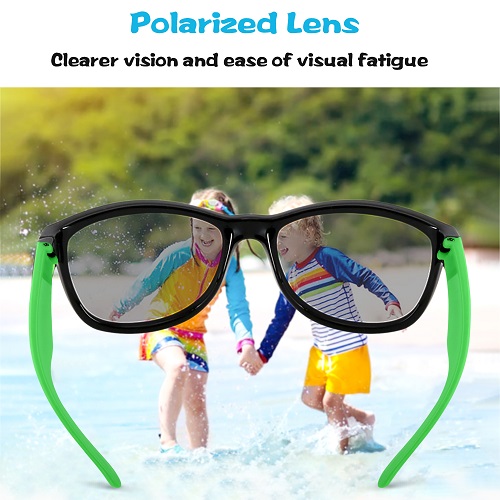 GINMIC Kids Sunglasses Party Favors, 24Pack Neon Sunglasses with UV400 Protection in Bulk for Kids