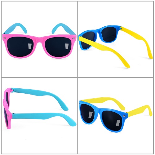 GINMIC Kids Sunglasses Party Favors,12Pack Neon Sunglasses for Kids
