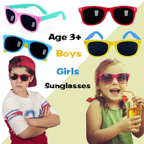 GINMIC Kids Sunglasses Party Favors,12Pack Neon Sunglasses for Kids